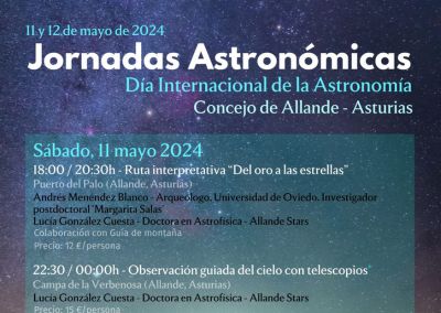 Jornadas astronómicas – Día Internacional de la Astronomía