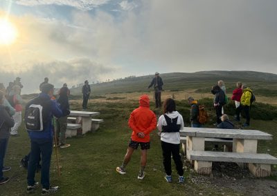 Participantes en la actividad "Ruta del Oro a las Estrellas".