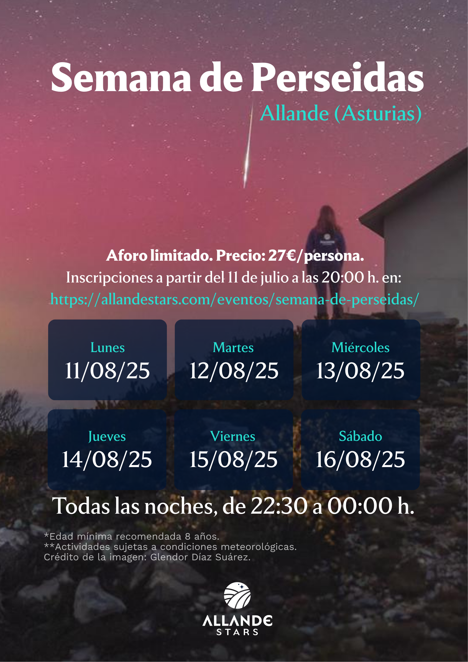 Cartel Perseidas 2025