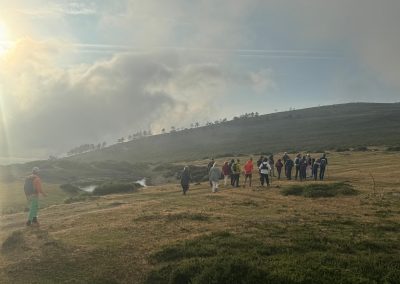 Participantes en la actividad "Ruta del Oro a las Estrellas".