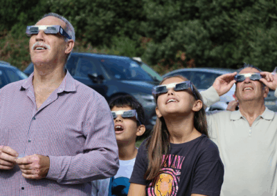 Observación solar en Ribadedeva