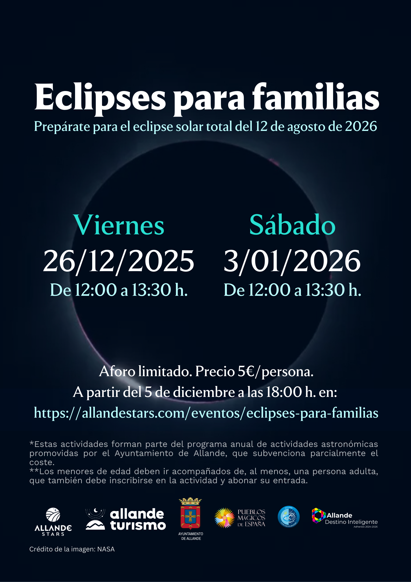 Eclipses para familias