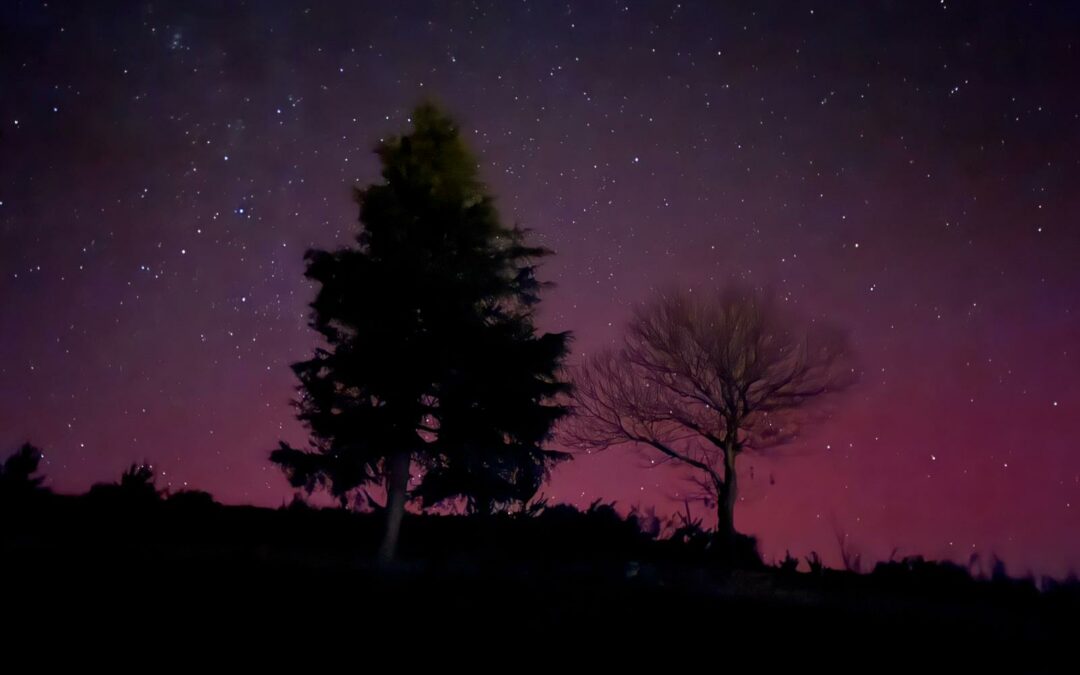 La mayor tormenta solar en 20 años trae las auroras a Allande